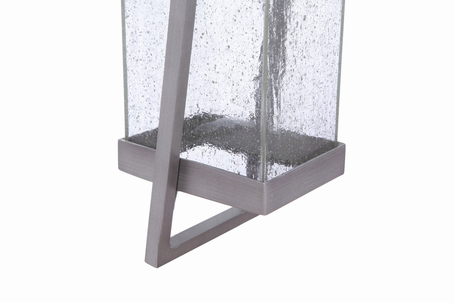 Bryce LED Outdoor Lantern Brushed Titanium