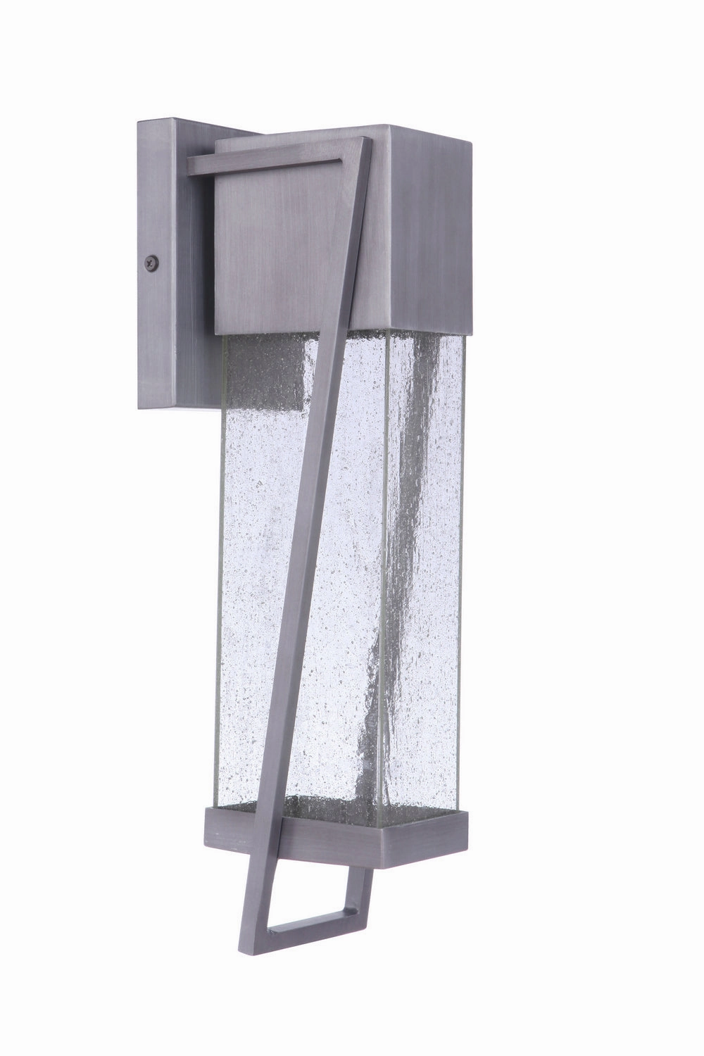 Bryce LED Outdoor Lantern Brushed TitaniumOutdoor wall sconces with motion sensor
