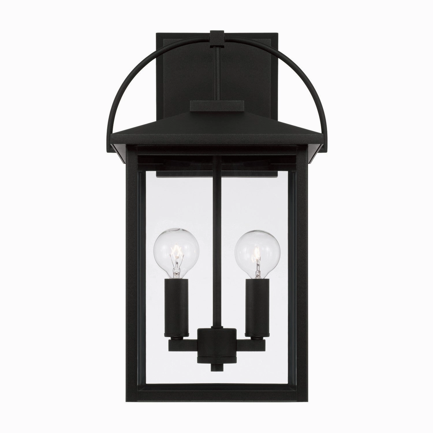 Bryson Two Light Outdoor Wall Lantern Black
