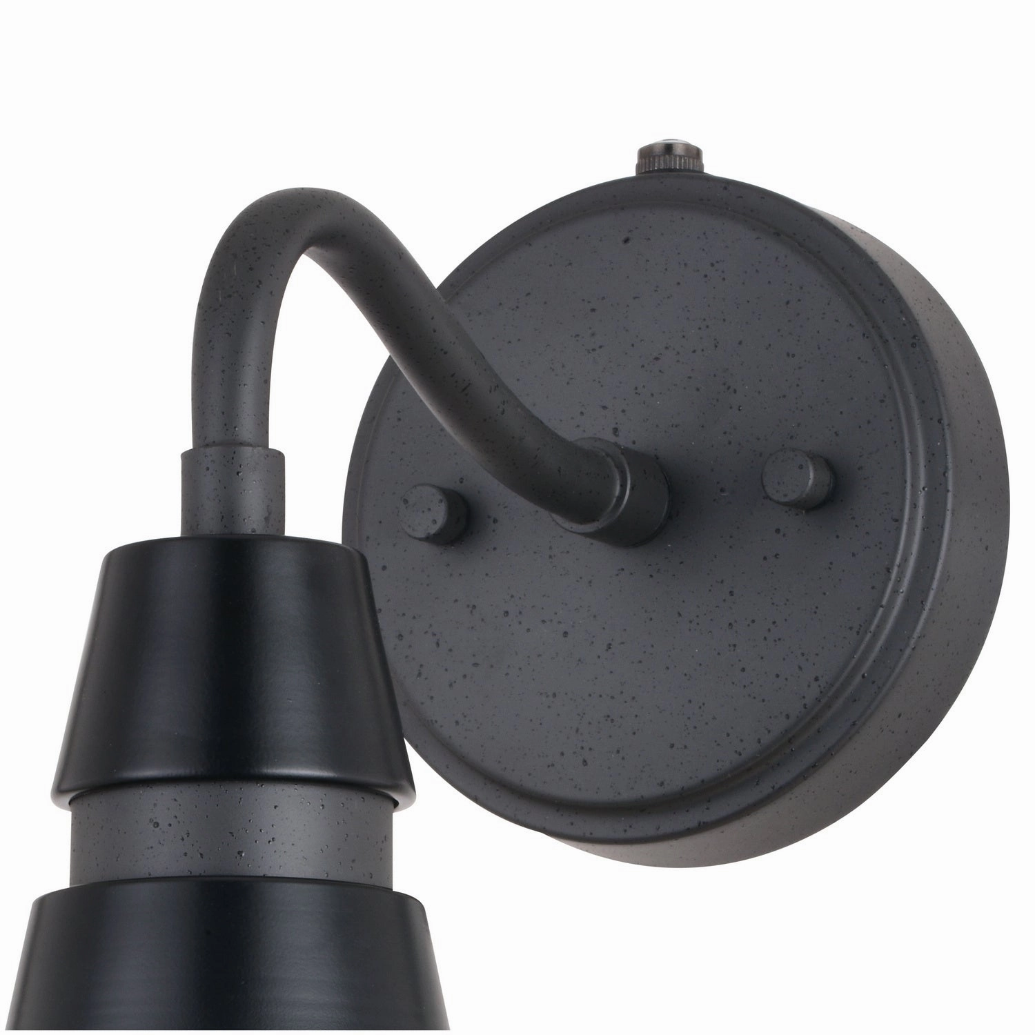 Buena Park One Light Outdoor Wal Mount Black and Vintage Black with Matte White Inner