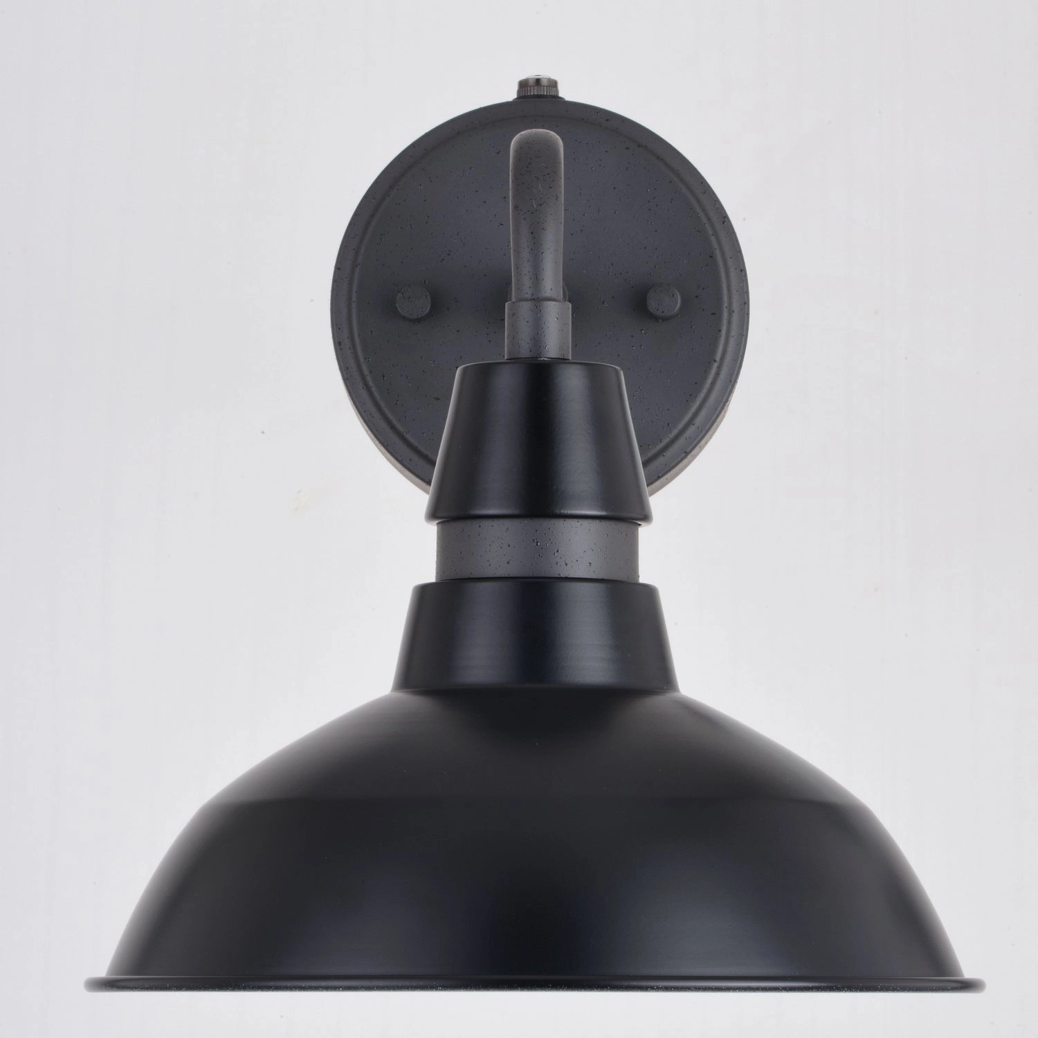 Buena Park One Light Outdoor Wal Mount Black and Vintage Black with Matte White Inner