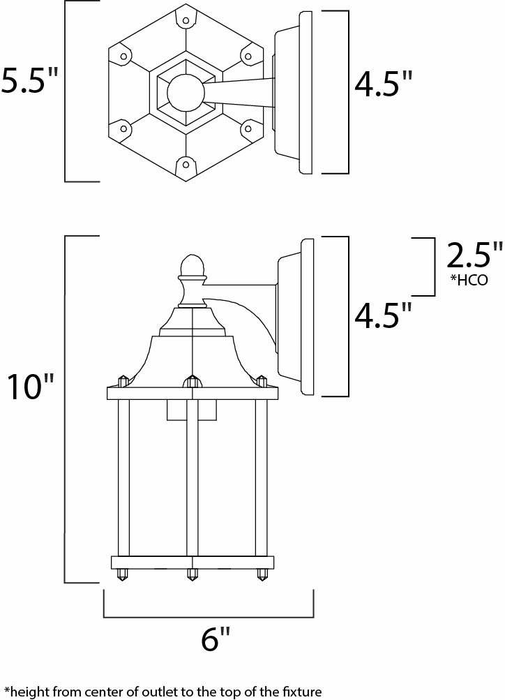 Builder Cast One Light Outdoor Wall Lantern Black
