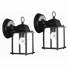 Builder's Choice Downward Outdoor Wall Light (2 Pack)Weatherproof outdoor lighting
