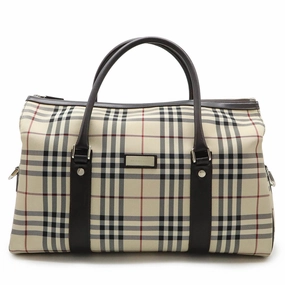 Burberry Nova Check Nylon Canvas Boston Bag Shop Save Big Limited Edition Offer