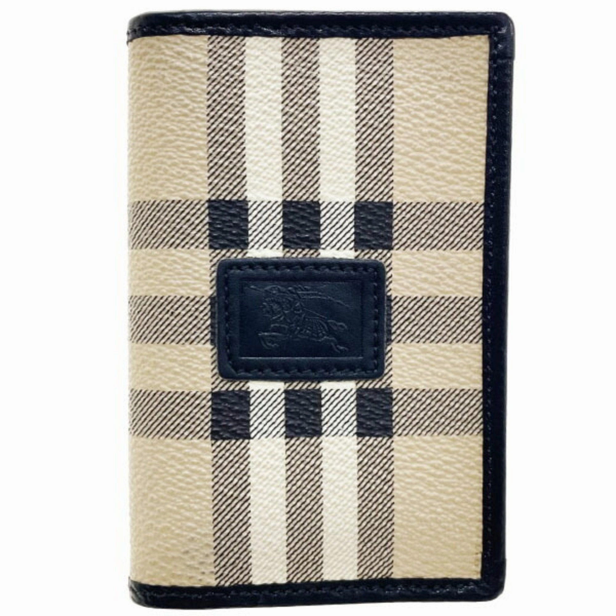 Burberry  Pvc Leather Card Case (Pre-Owned) Hot Discount Deal Flash Offer Today