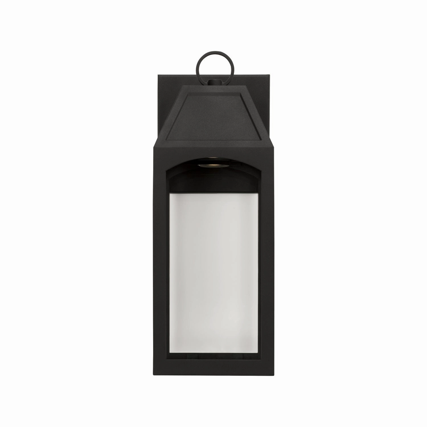 Burton One Light Outdoor Wall Lantern Black