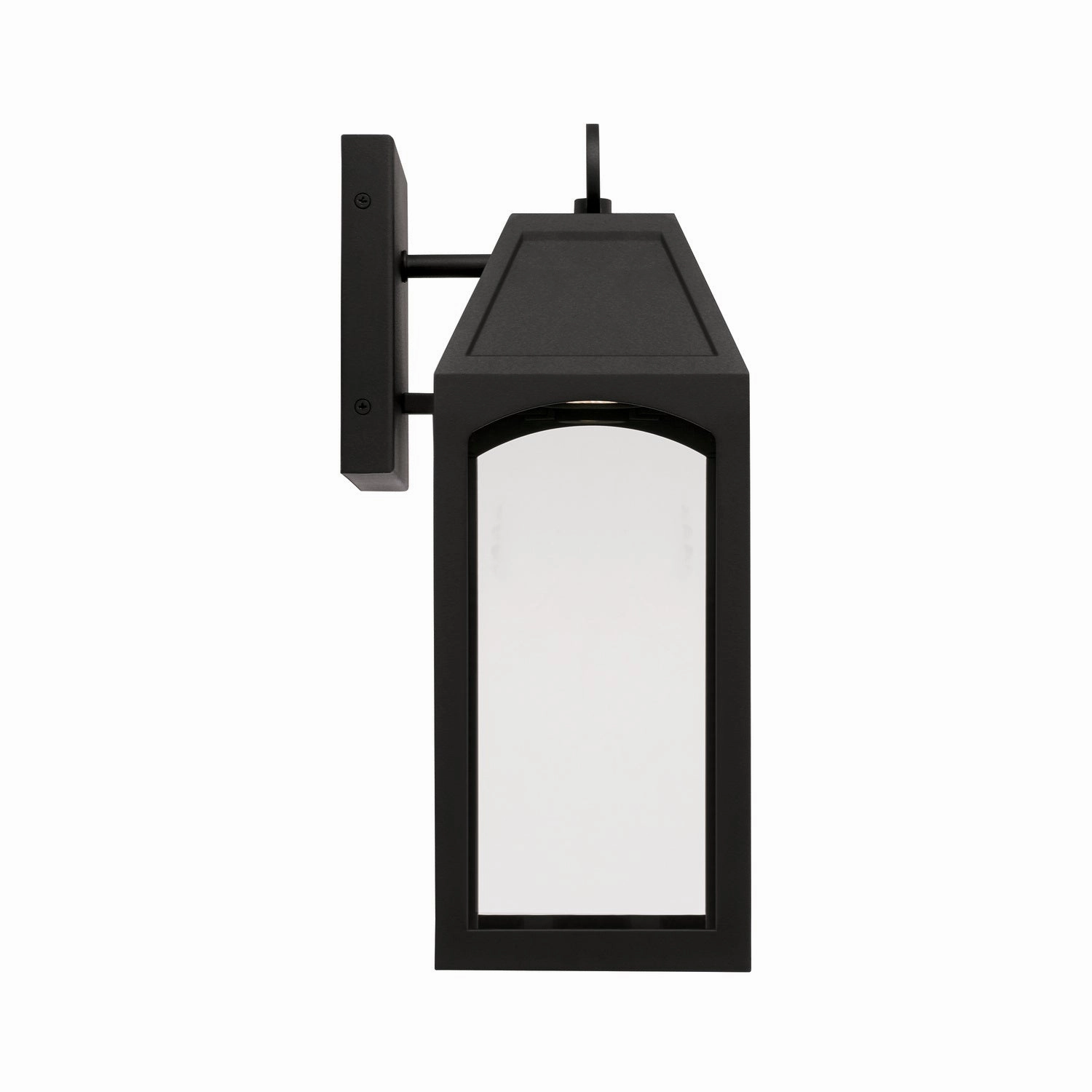 Burton One Light Outdoor Wall Lantern Black