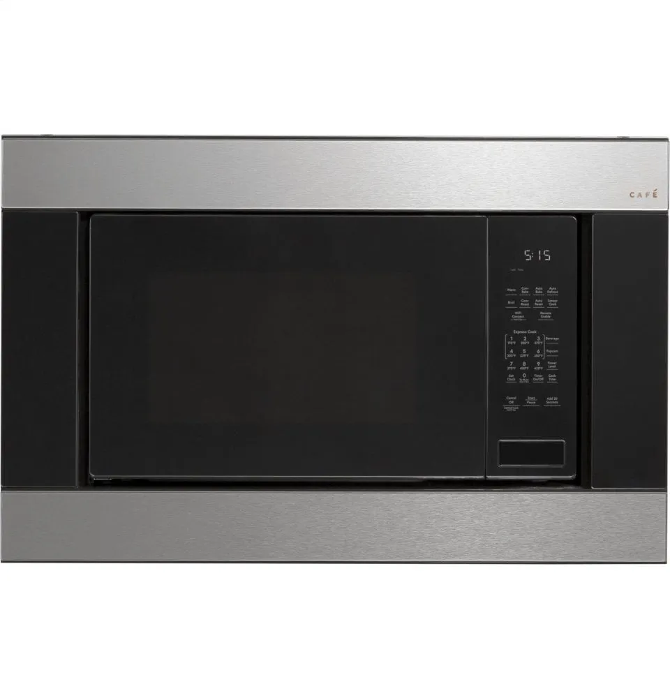 Cafe CEB515M2NS5 Caf 1.5 Cu. Ft. Smart Countertop Convection/Microwave Oven In Platinum Glass