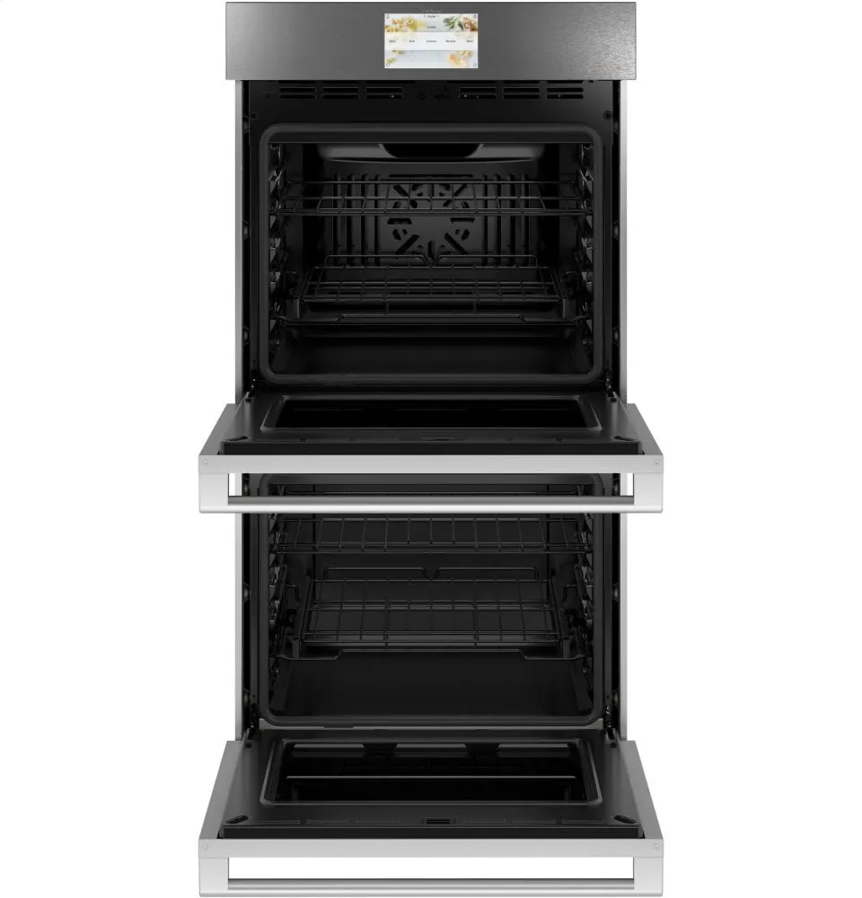 Cafe CKD70DM2NS5 Caf 27" Smart Double Wall Oven With Convection In Platinum Glass