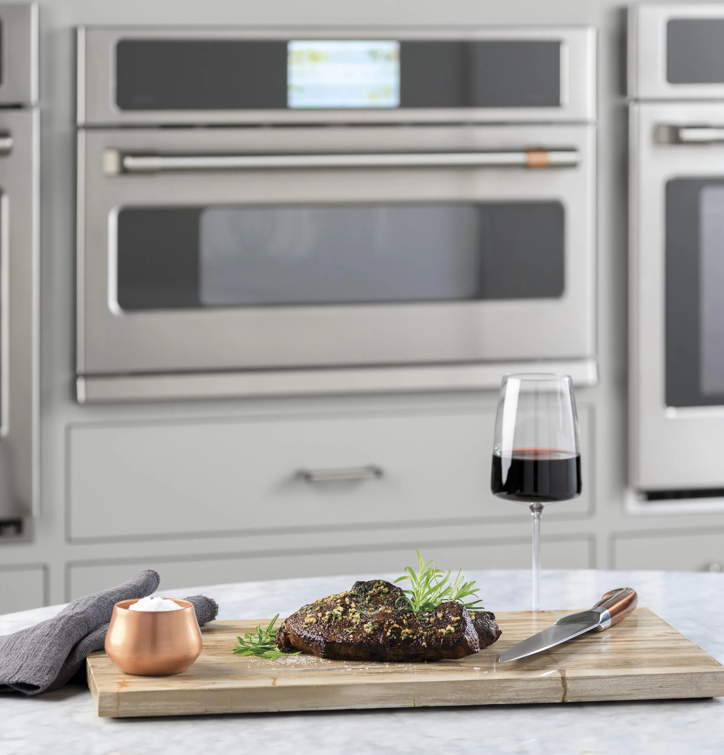 Cafe CSB923P2VS1 Caf&#8482; 30" Smart Five In One Wall Oven With 240V Advantium Technology
