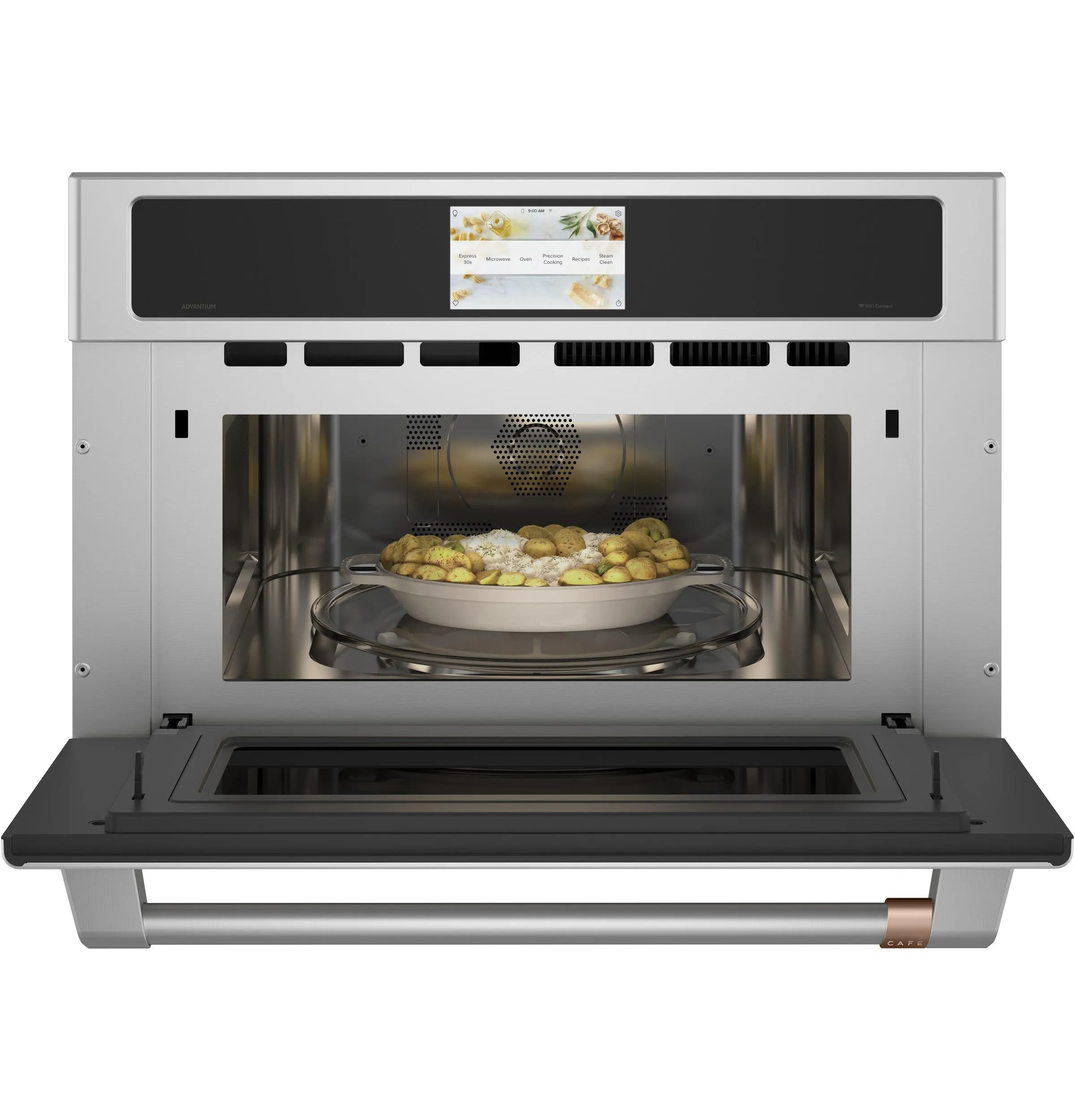 Cafe CSB923P2VS1 Caf&#8482; 30" Smart Five In One Wall Oven With 240V Advantium Technology