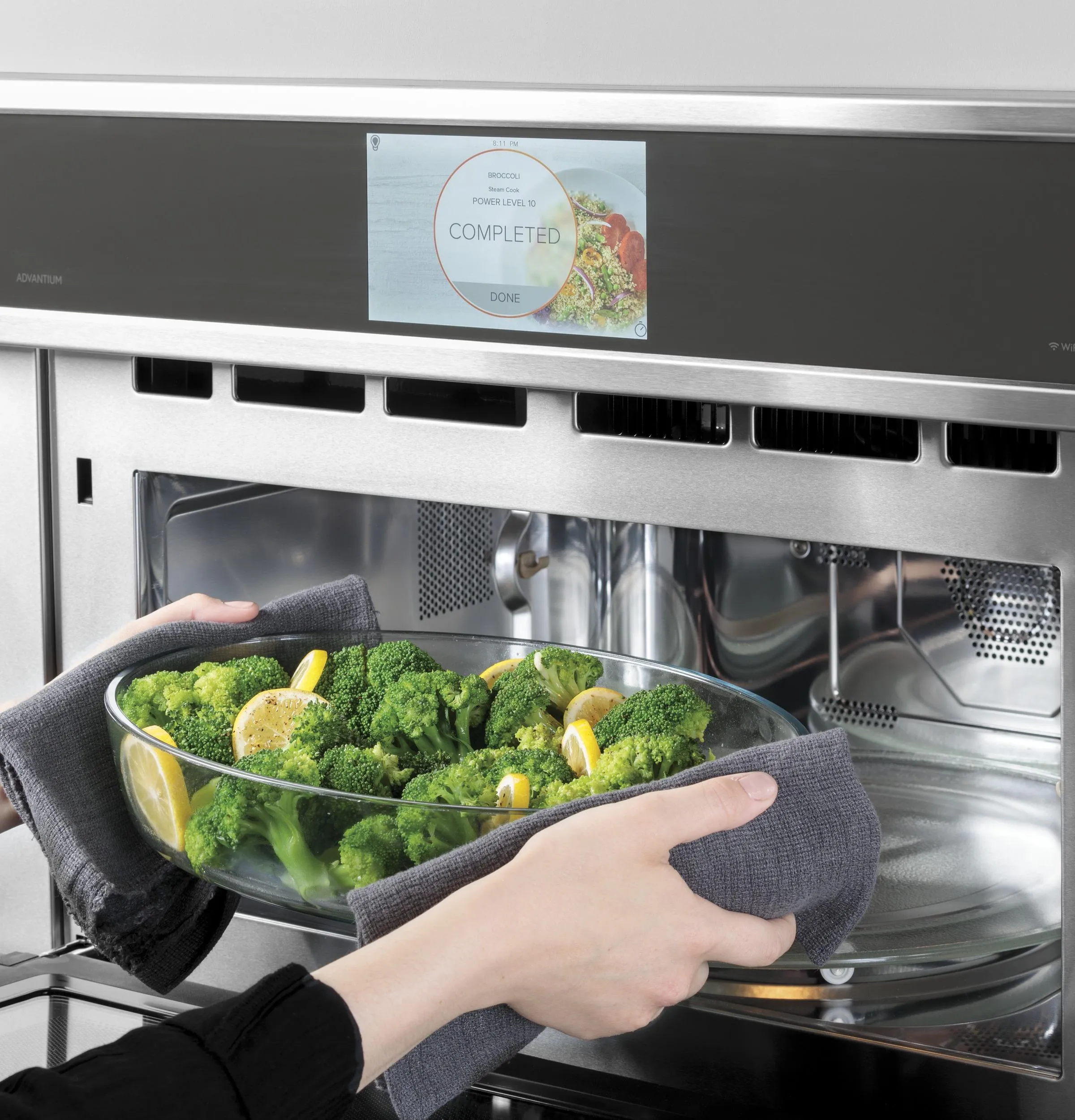 Cafe CSB923P2VS1 Caf&#8482; 30" Smart Five In One Wall Oven With 240V Advantium Technology