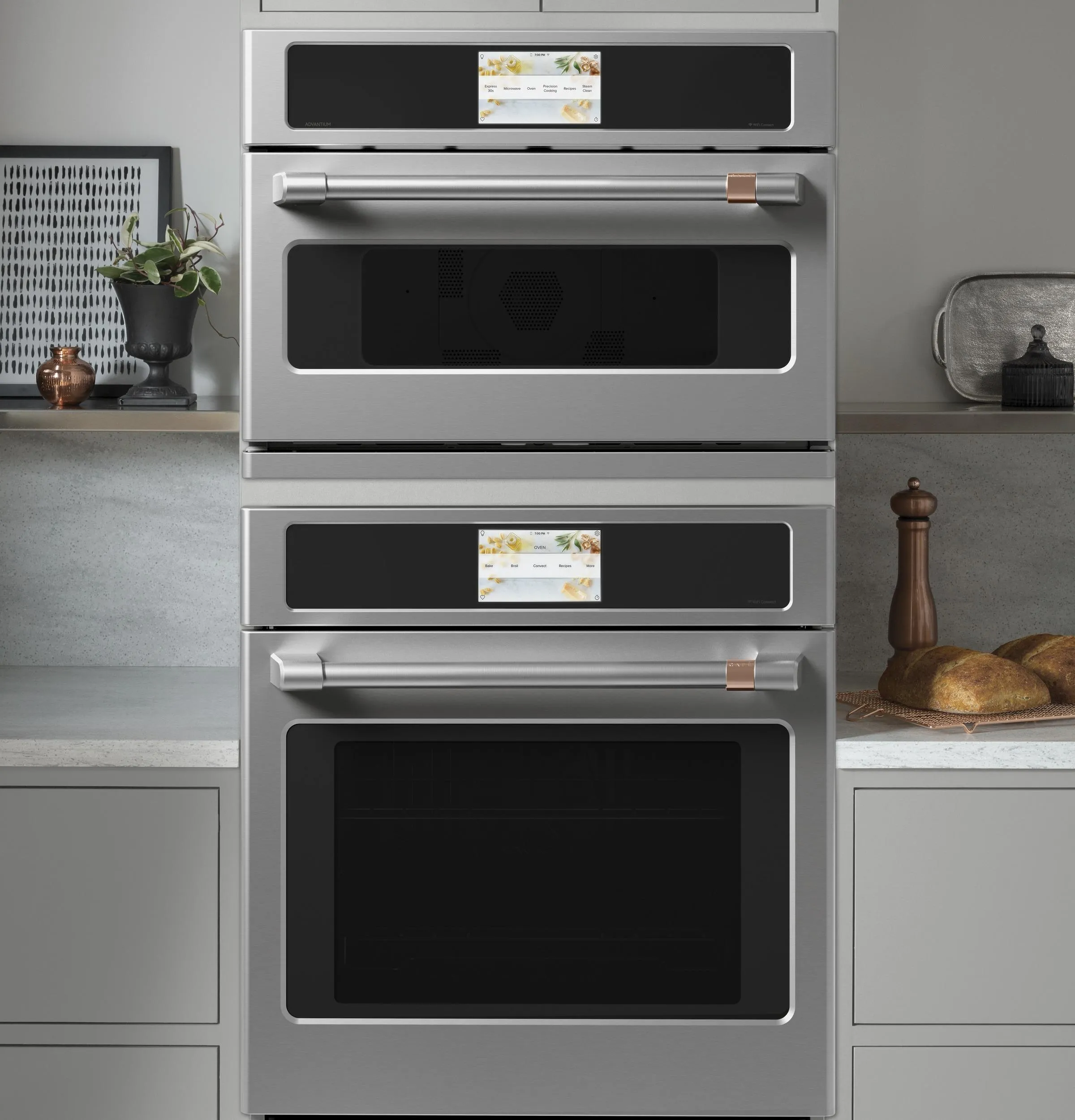 Cafe CSB923P2VS1 Caf&#8482; 30" Smart Five In One Wall Oven With 240V Advantium Technology