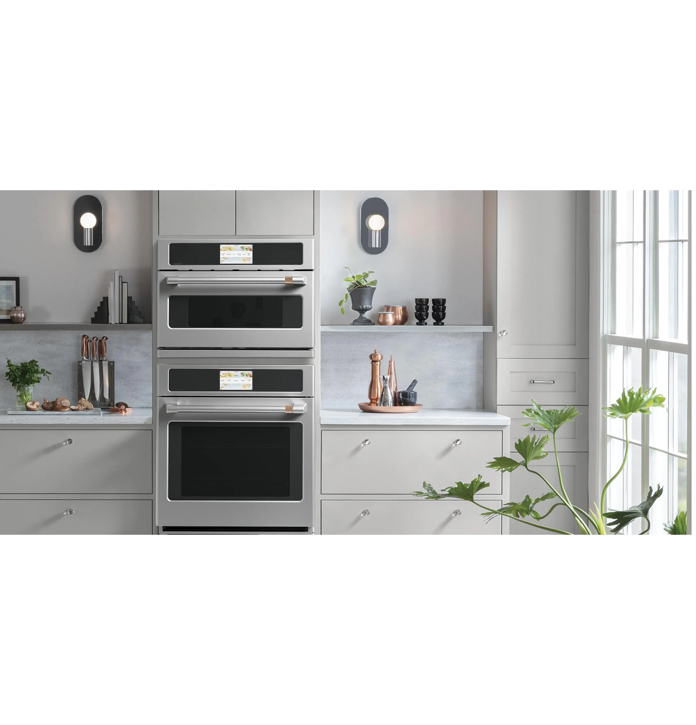 Cafe CSB923P2VS1 Caf&#8482; 30" Smart Five In One Wall Oven With 240V Advantium Technology