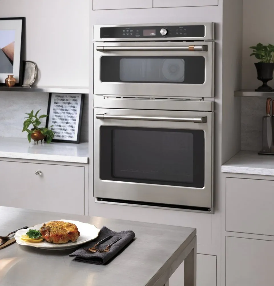 Cafe CTC912P2NS1 Caf 30 In. Combination Double Wall Oven With Convection And Advantium? Technology