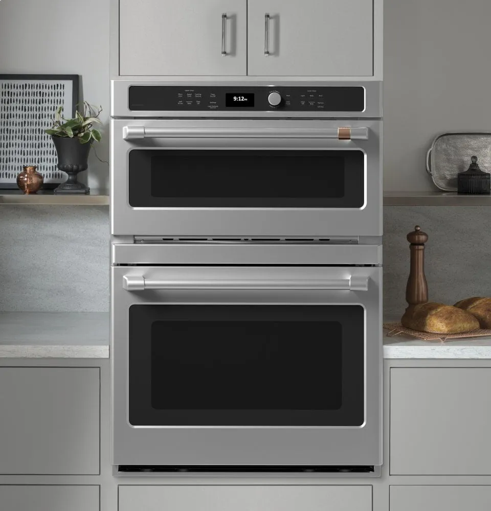 Cafe CTC912P2NS1 Caf 30 In. Combination Double Wall Oven With Convection And Advantium? Technology