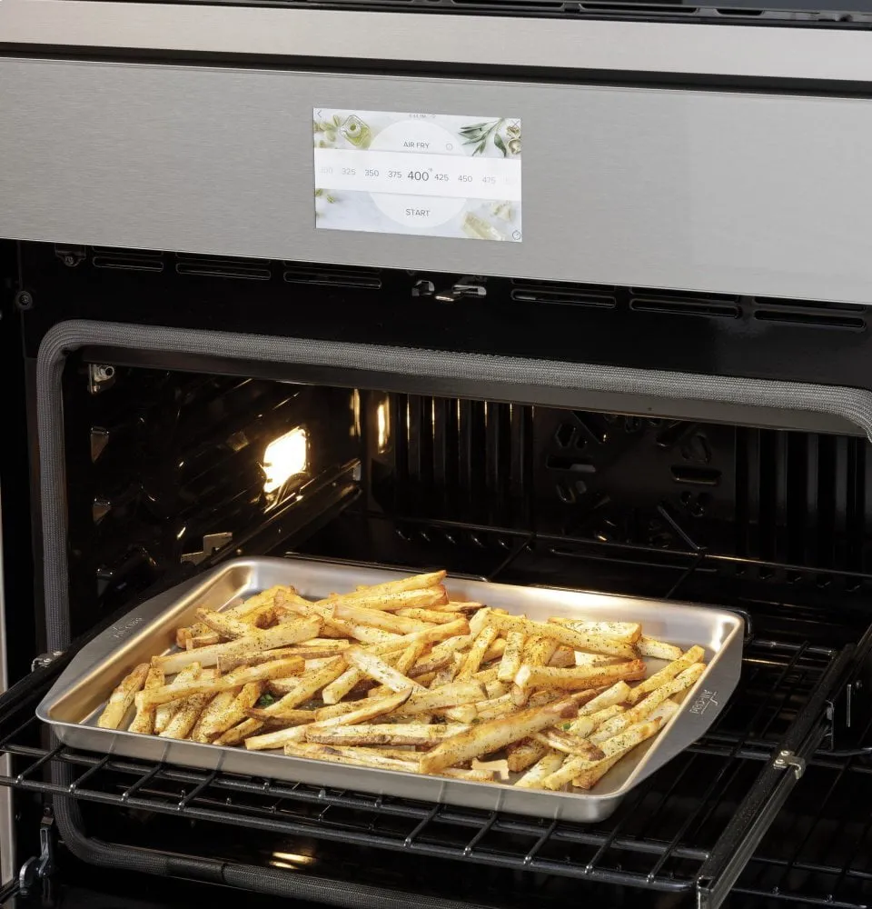 Cafe CTD70DM2NS5 Caf 30" Smart Double Wall Oven With Convection In Platinum Glass