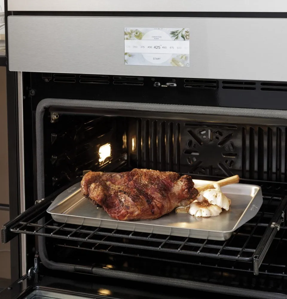 Cafe CTD70DM2NS5 Caf 30" Smart Double Wall Oven With Convection In Platinum Glass
