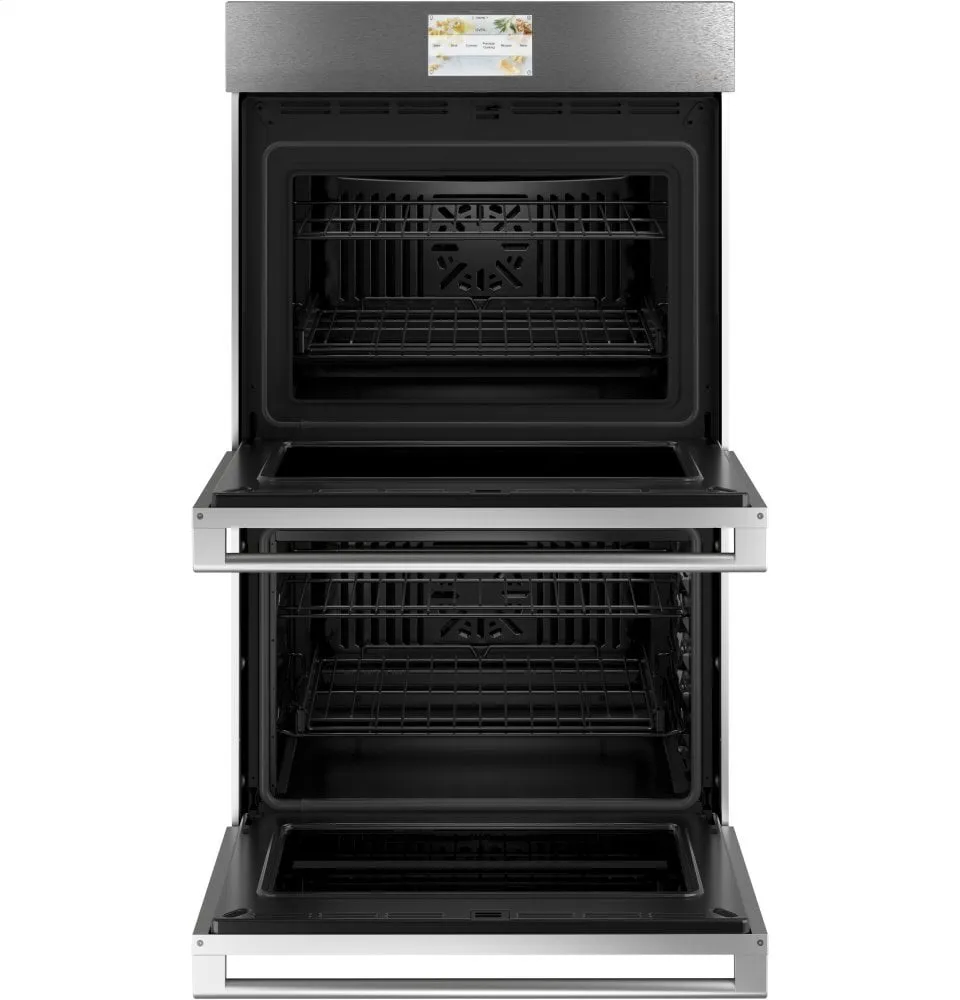 Cafe CTD70DM2NS5 Caf 30" Smart Double Wall Oven With Convection In Platinum Glass