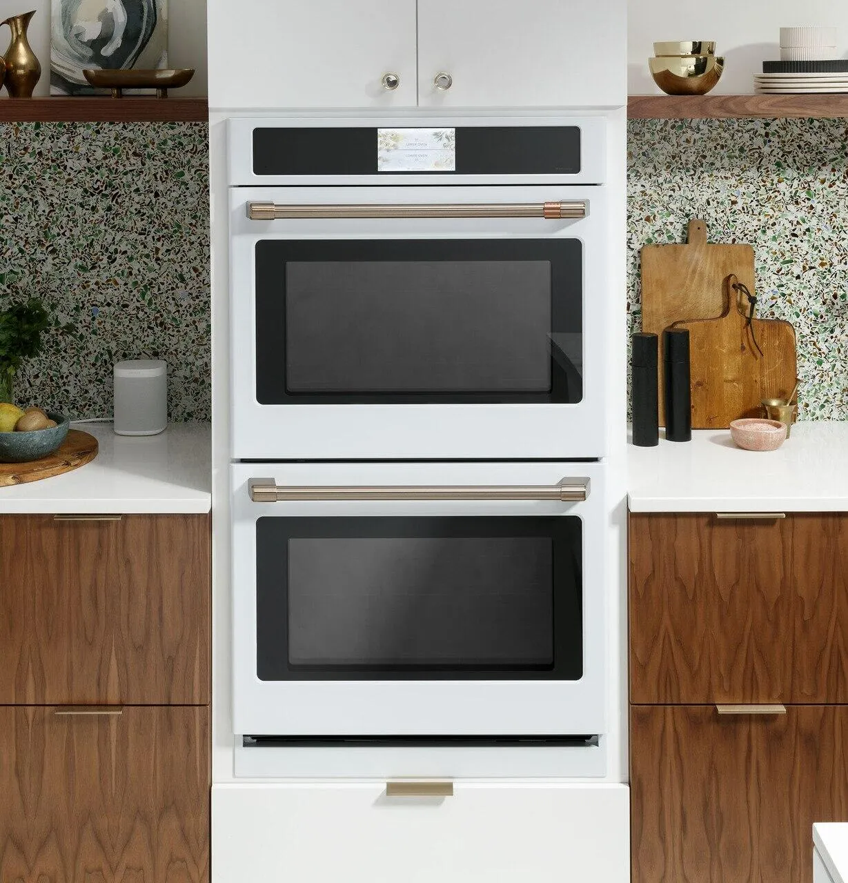 Cafe CTD90DP4NW2 Caf&#8482; Professional Series 30" Smart Built-In Convection Double Wall Oven