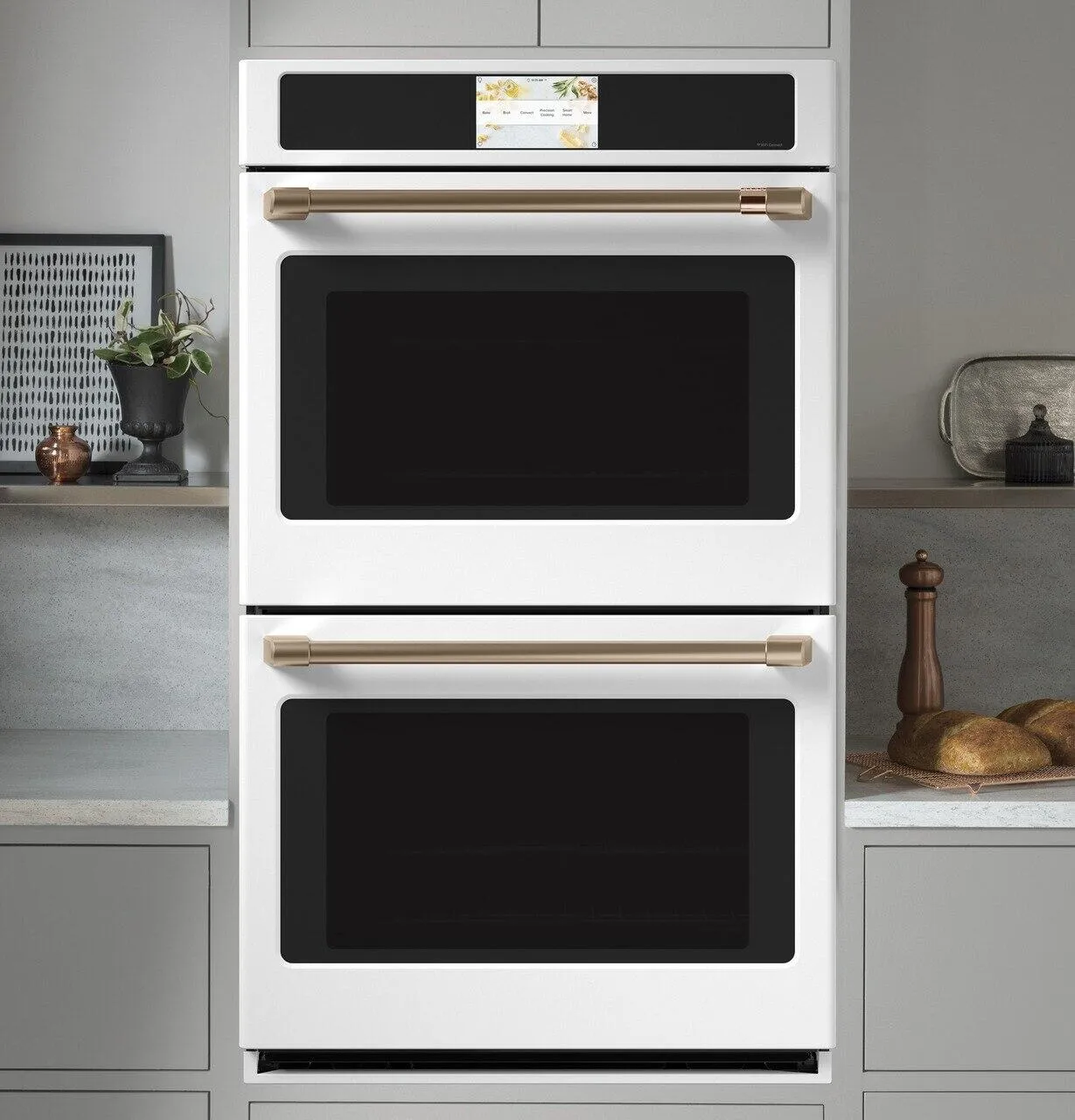 Cafe CTD90DP4NW2 Caf&#8482; Professional Series 30" Smart Built-In Convection Double Wall Oven