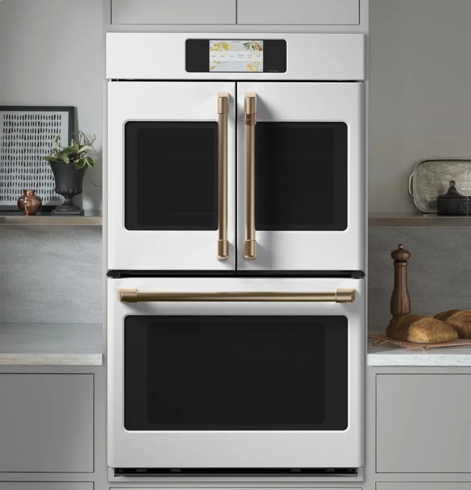 Cafe CTD90FP4NW2 Caf Professional Series 30" Smart Built-In Convection French-Door Double Wall Oven