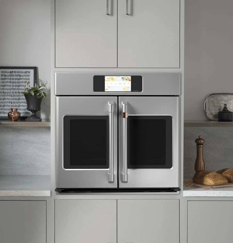 Cafe CTS90FP2NS1 Caf Professional Series 30" Smart Built-In Convection French-Door Single Wall Oven