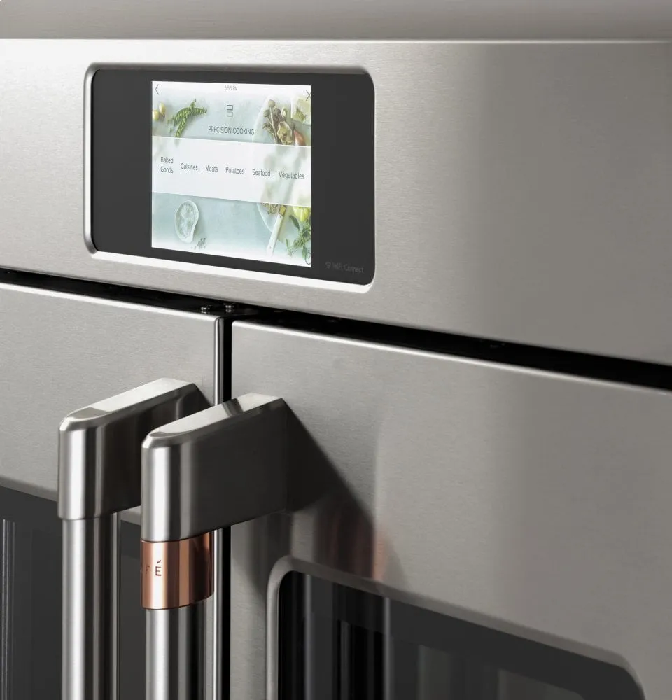 Cafe CTS90FP2NS1 Caf Professional Series 30" Smart Built-In Convection French-Door Single Wall Oven