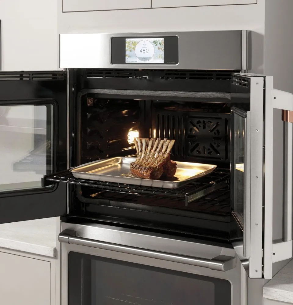 Cafe CTS90FP2NS1 Caf Professional Series 30" Smart Built-In Convection French-Door Single Wall Oven