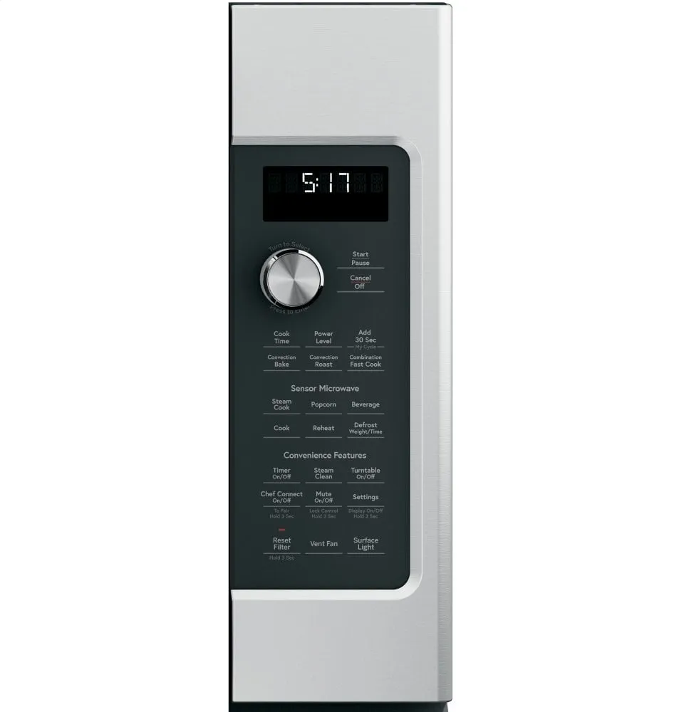 Cafe CVM517P2MS1 Caf 1.7 Cu. Ft. Convection Over-The-Range Microwave Oven