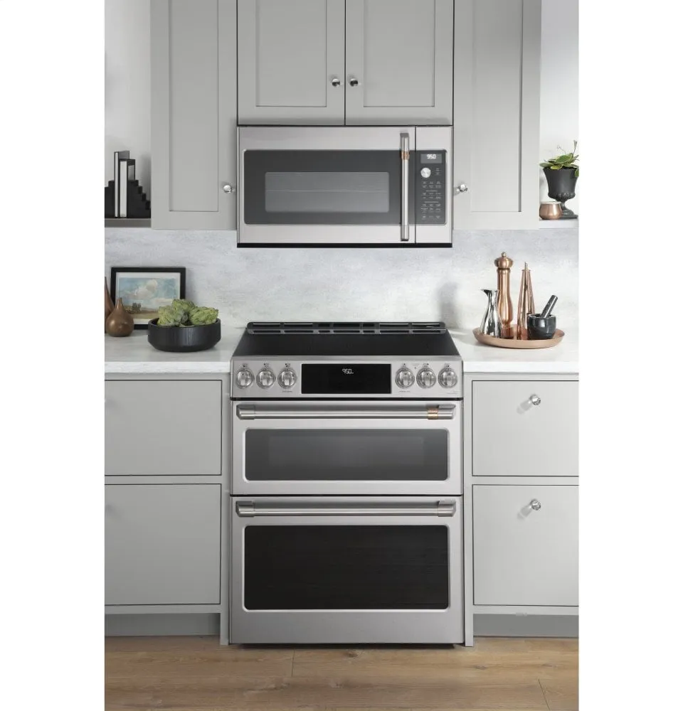 Cafe CVM517P2MS1 Caf 1.7 Cu. Ft. Convection Over-The-Range Microwave Oven