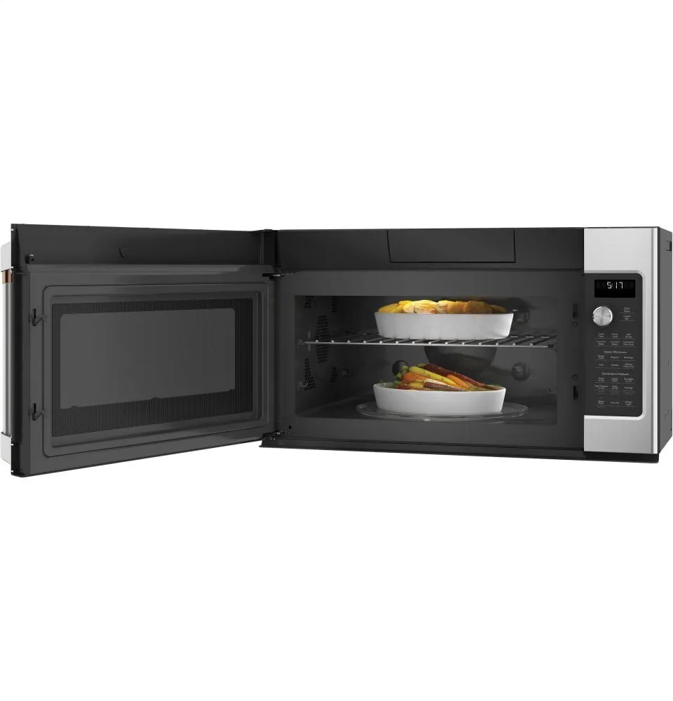 Cafe CVM517P2MS1 Caf 1.7 Cu. Ft. Convection Over-The-Range Microwave Oven