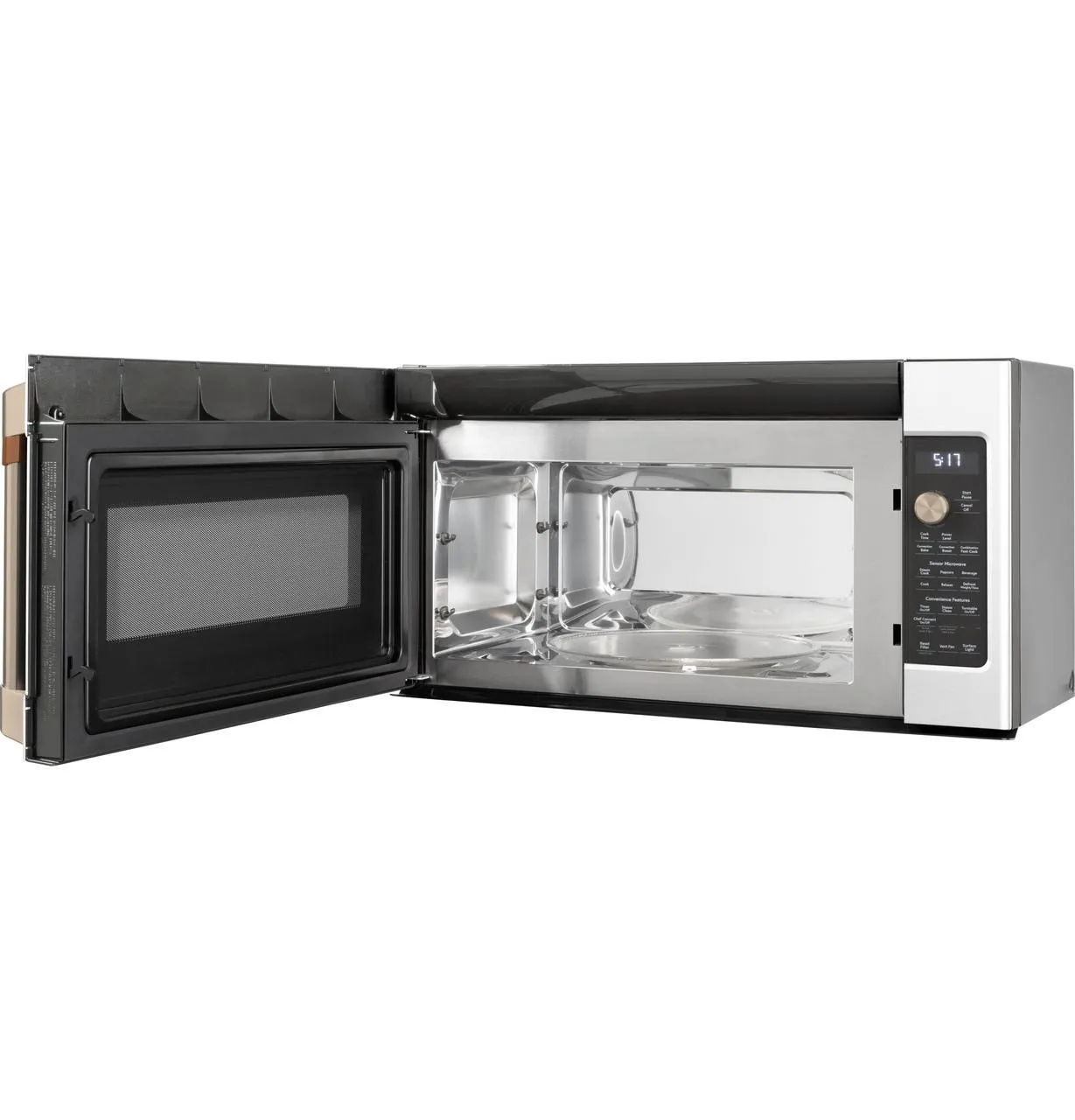 Cafe CVM517P2RS1 Caf&#8482; 1.7 Cu. Ft. Convection Over-The-Range Microwave Oven
