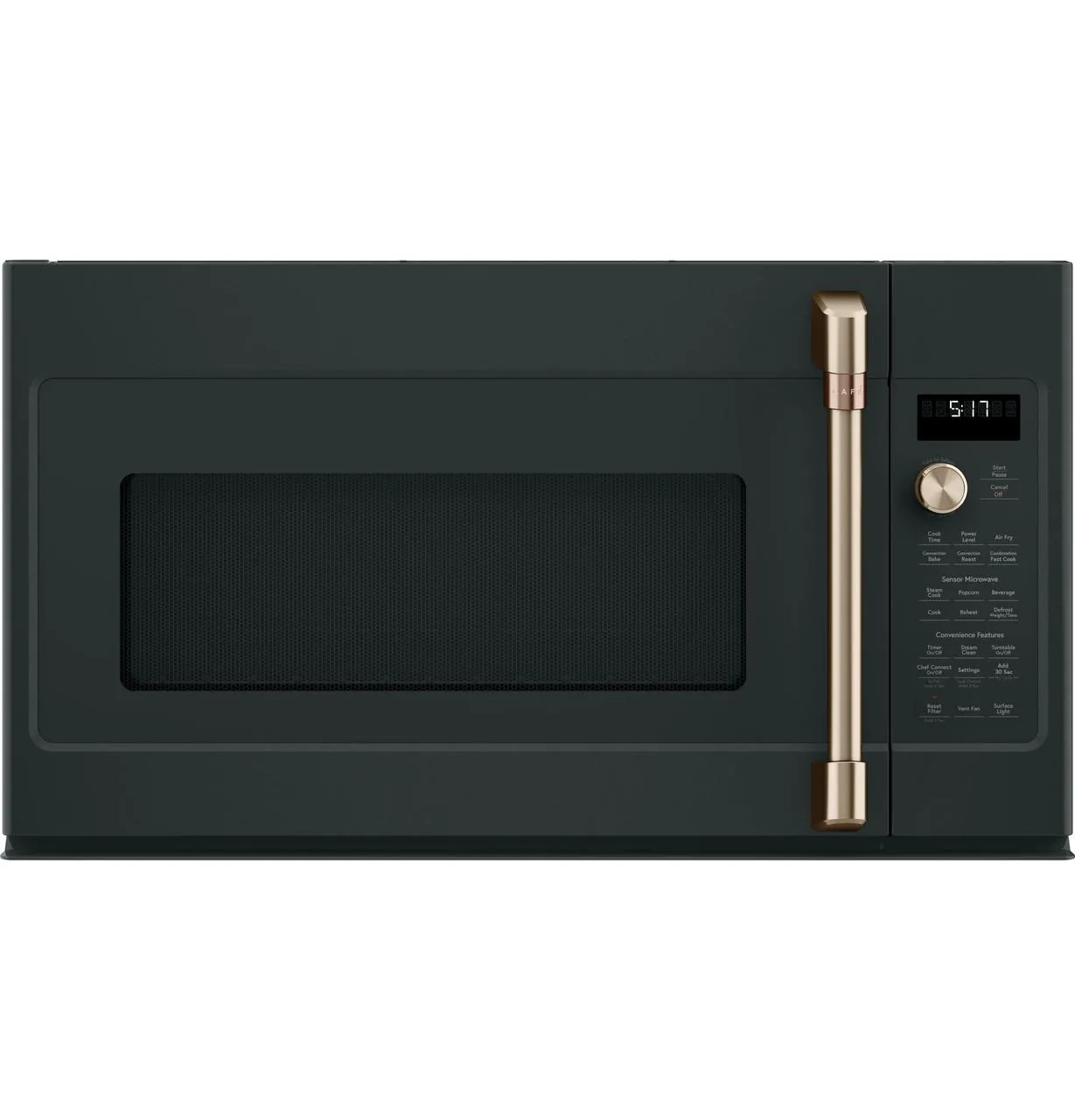 Cafe CVM517P3RD1 Caf&#8482; 1.7 Cu. Ft. Convection Over-The-Range Microwave Oven