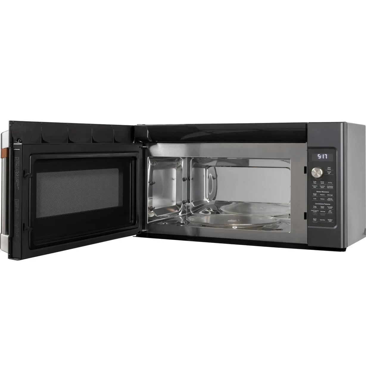Cafe CVM517P3RD1 Caf&#8482; 1.7 Cu. Ft. Convection Over-The-Range Microwave Oven