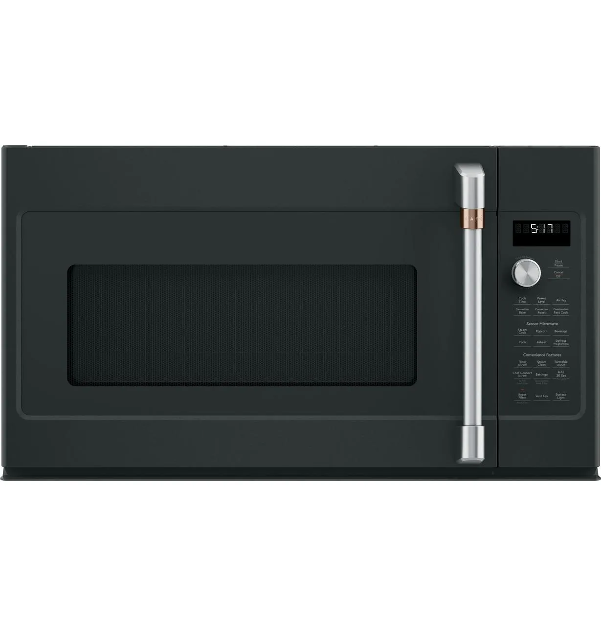 Cafe CVM517P3RD1 Caf&#8482; 1.7 Cu. Ft. Convection Over-The-Range Microwave Oven