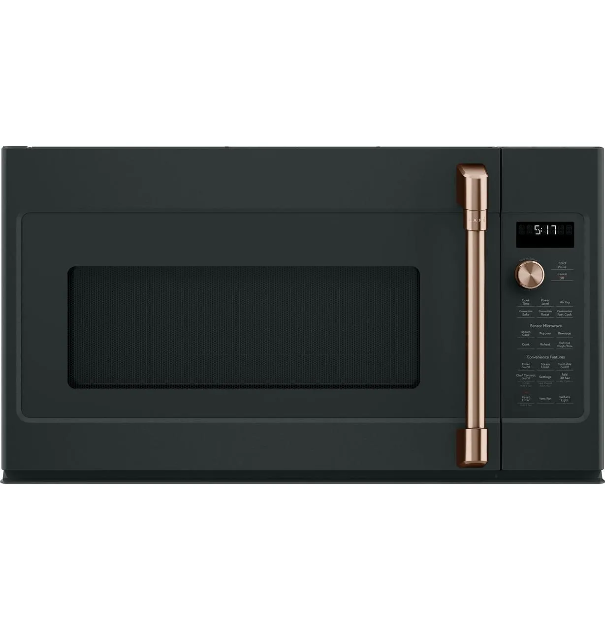 Cafe CVM517P3RD1 Caf&#8482; 1.7 Cu. Ft. Convection Over-The-Range Microwave Oven