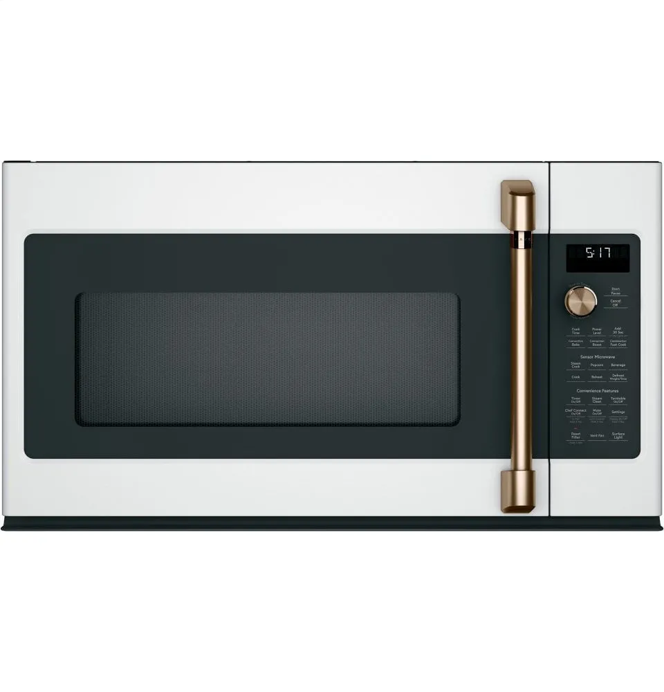 Cafe CVM517P4MW2 Caf 1.7 Cu. Ft. Convection Over-The-Range Microwave Oven