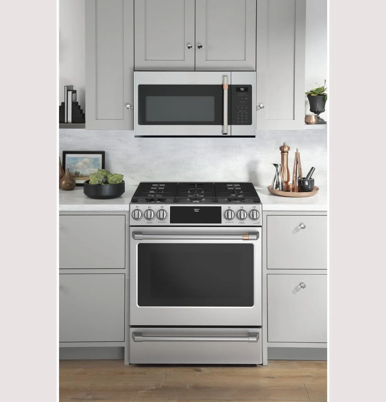 Cafe CVM519P2PS1 Caf&#8482; 1.9 Cu. Ft. Over-The-Range Microwave Oven