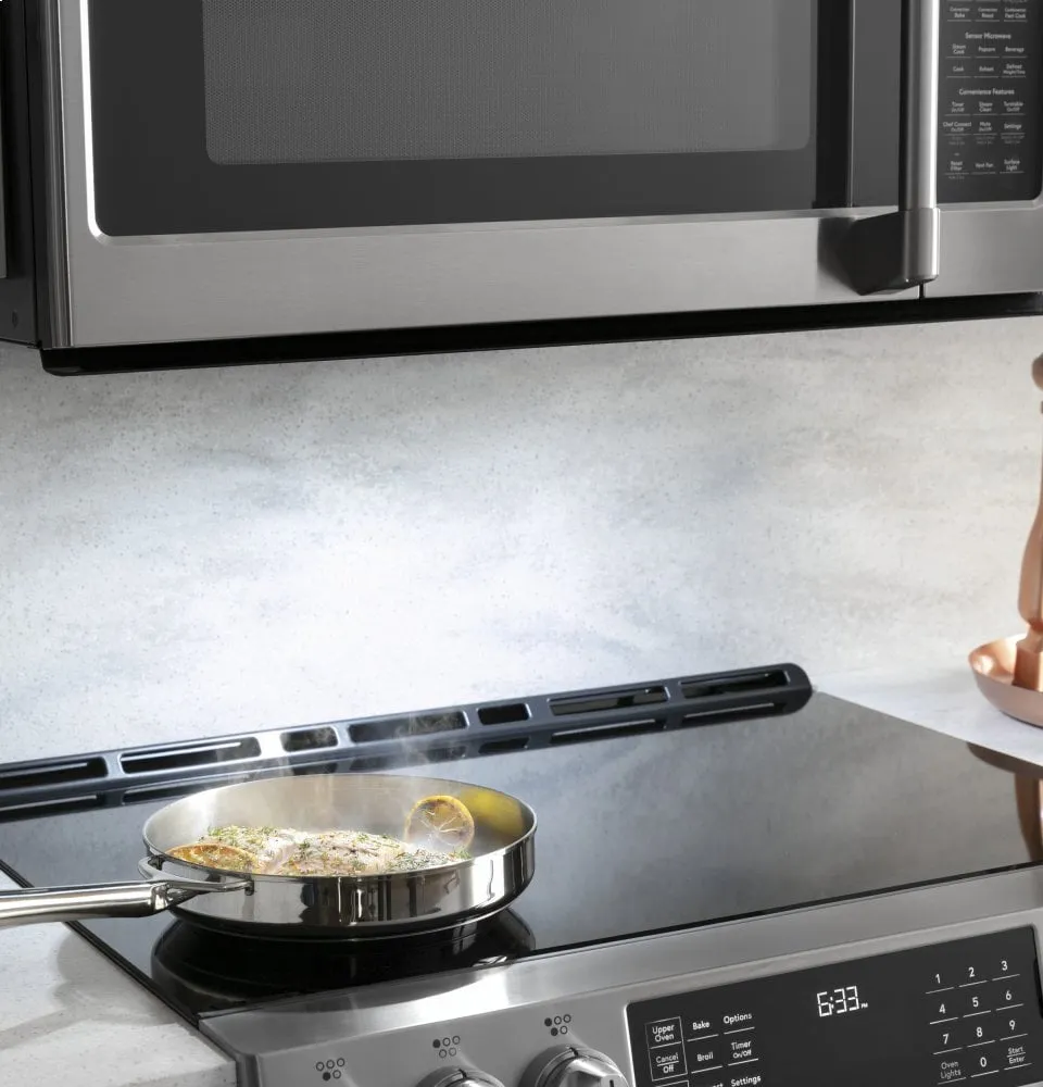 Cafe CVM521P2MS1 Caf 2.1 Cu. Ft. Over-The-Range Microwave Oven