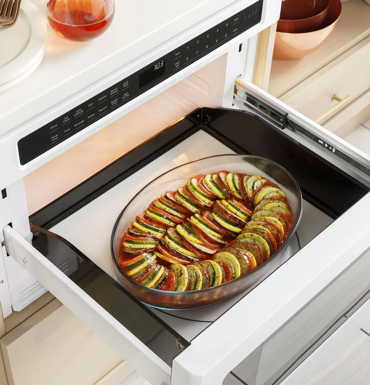 Cafe CWL112P3RD5 Caf&#8482; Built-In Microwave Drawer Oven