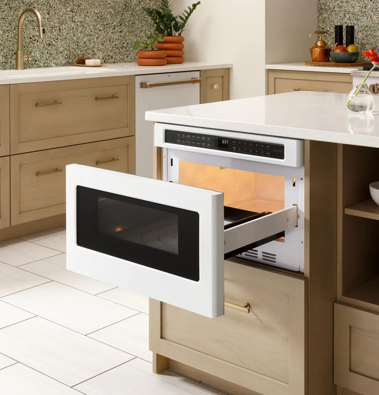 Cafe CWL112P3RD5 Caf&#8482; Built-In Microwave Drawer Oven