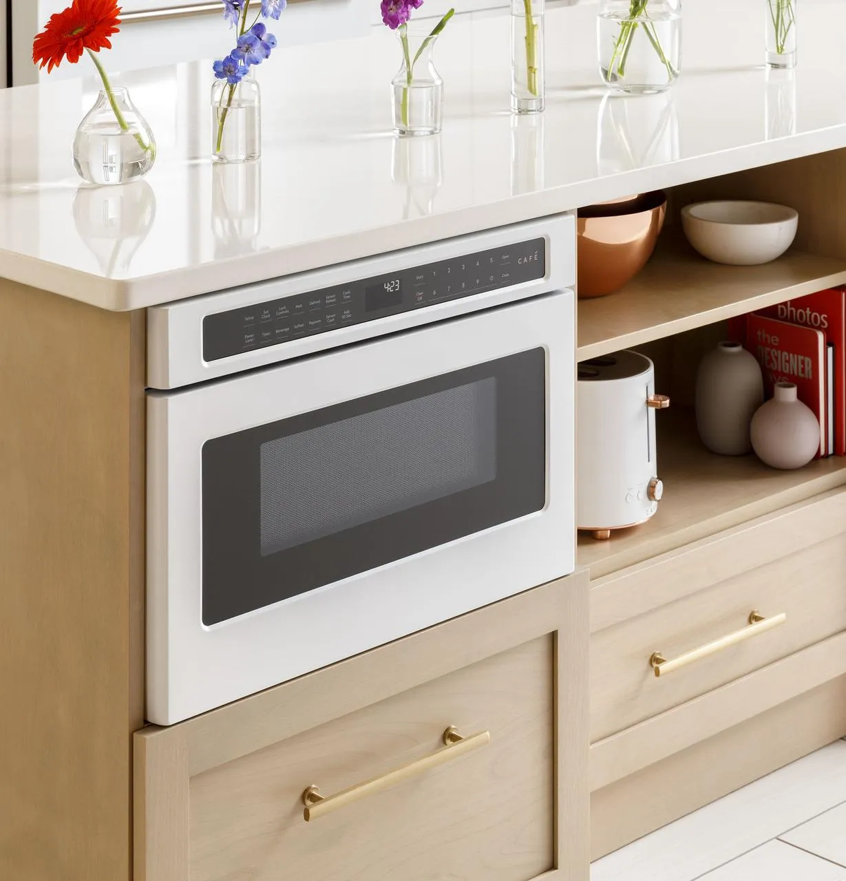 Cafe CWL112P3RD5 Caf&#8482; Built-In Microwave Drawer Oven