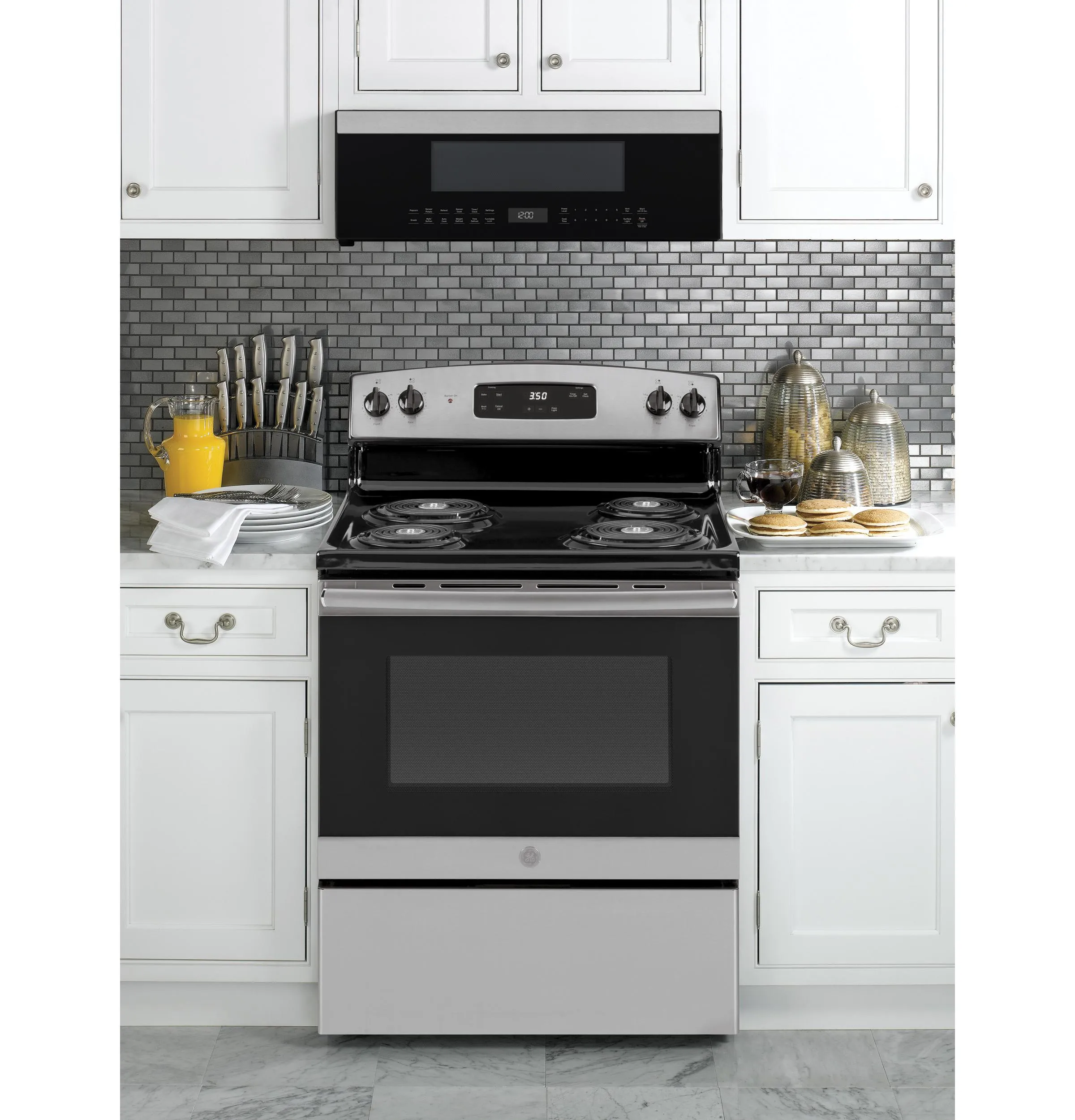 Cafe UVM9125STSS 1.2 Cu. Ft. Over-The-Range Low Profile Sensor Microwave Oven