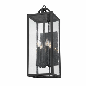 Caiden Four Light Outdoor Wall Sconce Forged IronOutdoor wall sconces with motion sensor