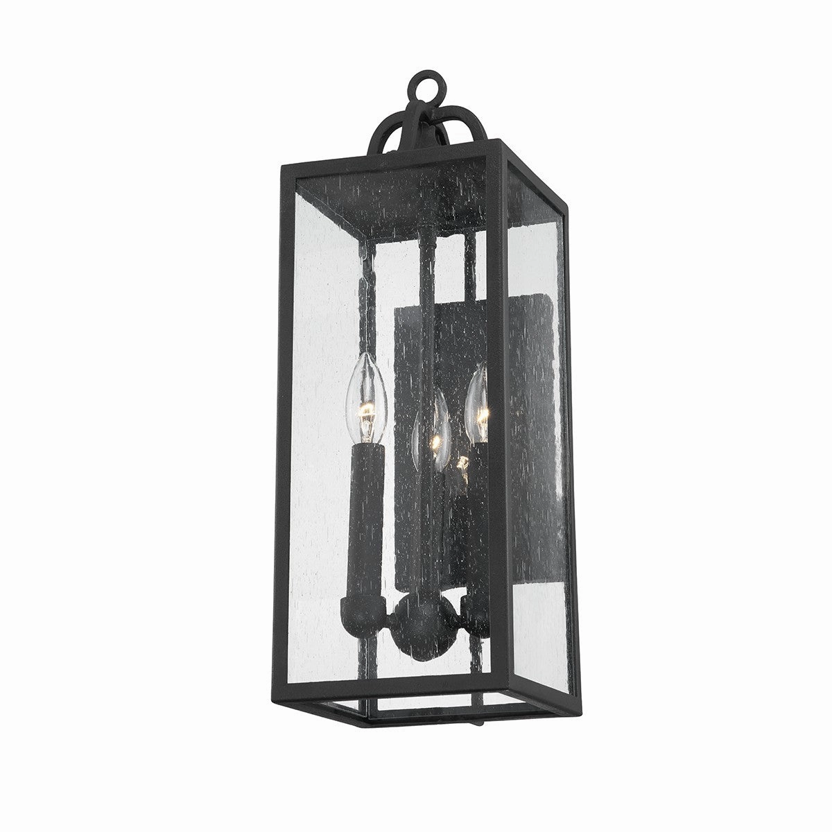 Caiden Three Light Outdoor Wall Sconce Forged IronOutdoor wall sconces with motion sensor