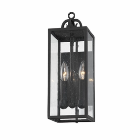 Caiden Two Light Outdoor Wall Sconce Forged IronOutdoor wall sconces with motion sensor