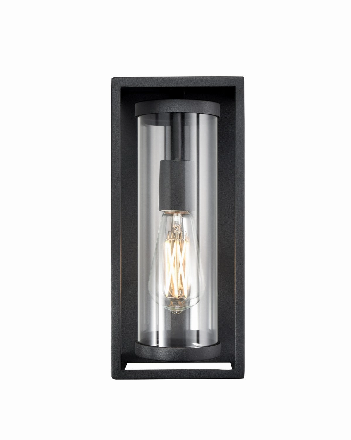 Caleb One Light Outdoor Wall Sconce Textured BlackOutdoor wall sconces with motion sensor