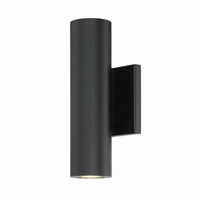 Caliber LED Wall Light BlackOutdoor wall sconces with motion sensor