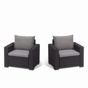 California Armchair Set Graphiteoutdoor chair for garden and patio